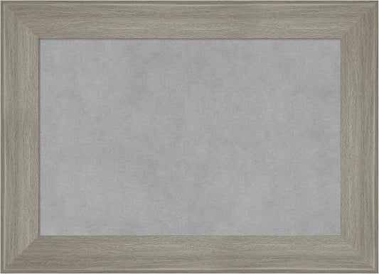 Amanti Art Grey Framed Magnetic Board 16x22 Small Vision Board by AmantiArt