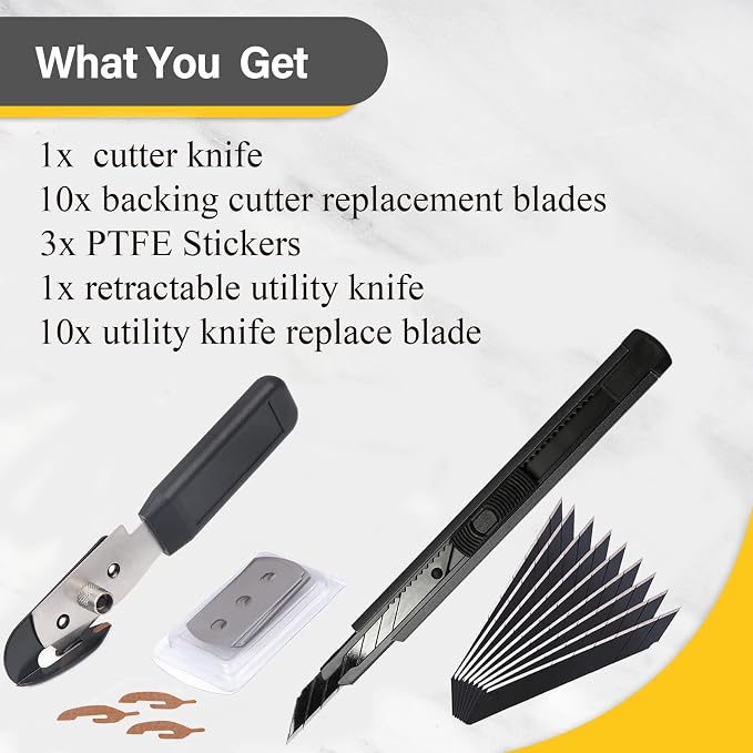 Gomake Vinyl Backing Cutter Wrapping Paper Cutter Vinyl Knife - Image 7