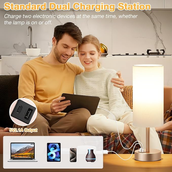 Dicoool Touch Bedside Table Lamp - Image 4