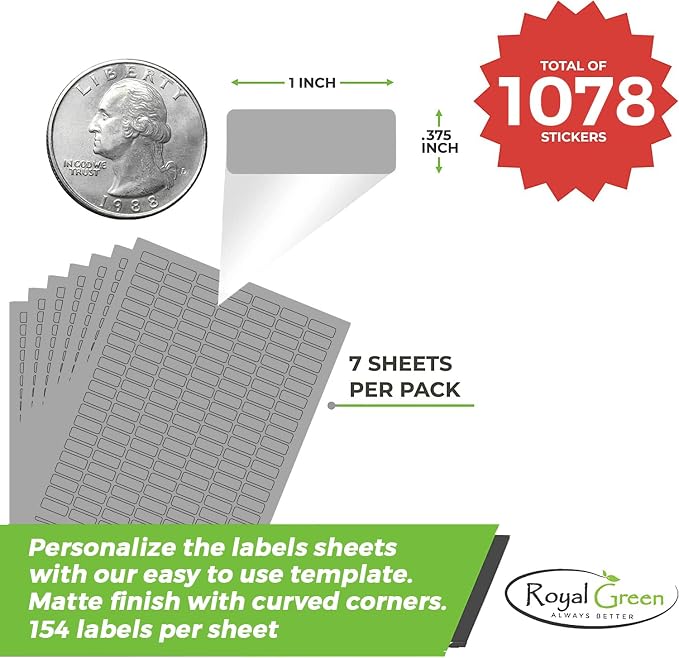 Small Sticky Labels Printable Stickers - Image 6
