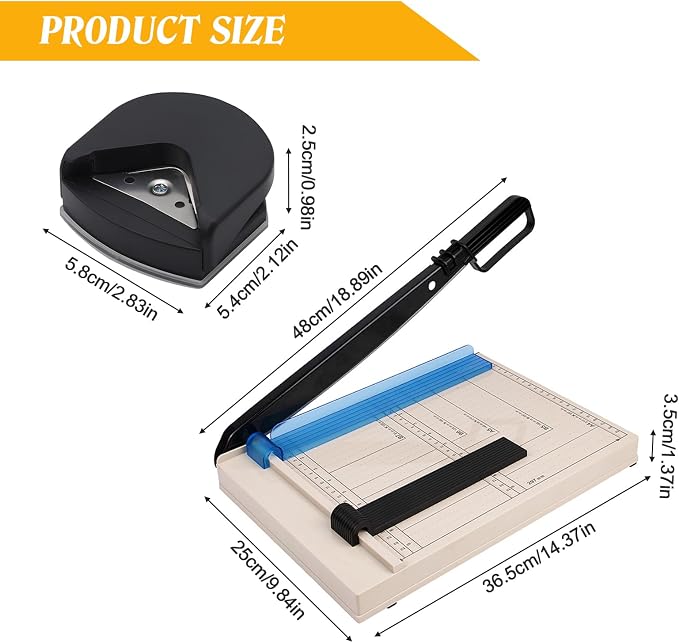 Paper Cutter, Heavy Duty Guillotine, Paper Trimmer - Image 2
