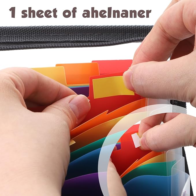 Receipt Organizer, Receipt Holder Organizer, Expanding File Folder Accordion - Image 3