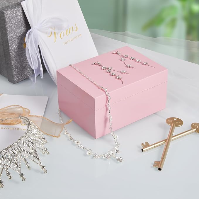 DRASTAR Wooden Box, Small Keepsake Box, Memory Box - Image 6