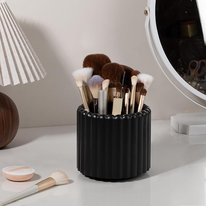 Anyoifax 360° Rotating Pen Holder 7 Slots Desk Organizer Removable Pencil Cup - Image 7