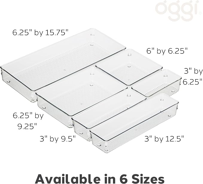 Oggi Clear Drawer Organizer - Image 4