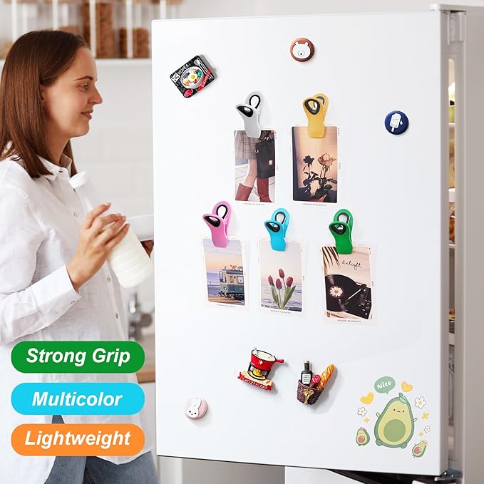 Jetmore 20 Pack Chip Clips, Bag Clips, Magnetic Clip - Image 2