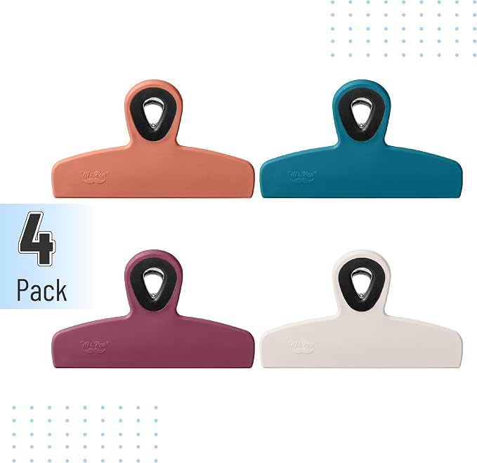 Mr. Pen- Magnetic Bag Clips, 4 Pack, Durable Plastic - Image 2
