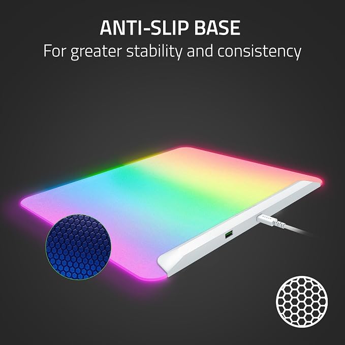 Razer Firefly V2 Pro Fully Illuminated RGB Gaming Mouse Mat: Backlit Design - Image 7
