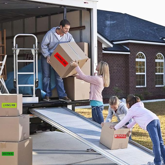 960 Count Moving Labels 14 Different Living Spaces - Image 6