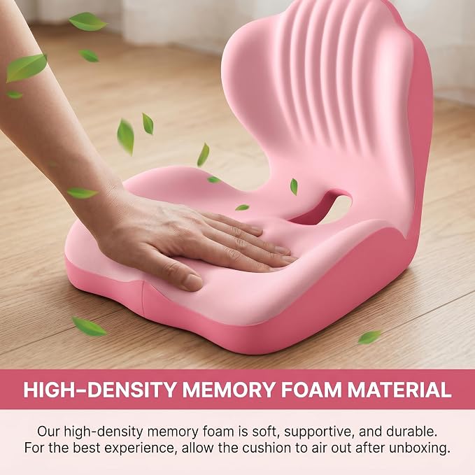 Ergonomic Lumbar & Seat Support Cushion, 2-in-1 Memory Foam Cushion - Image 6