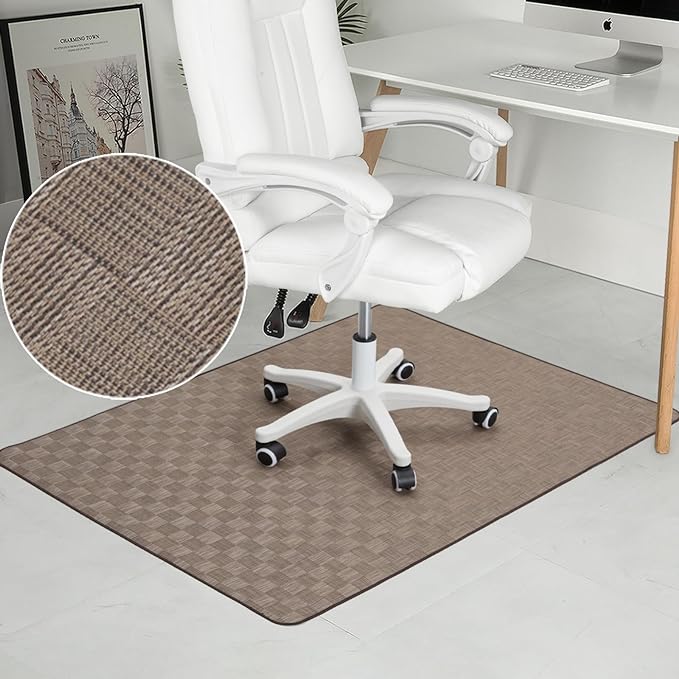 Chair Mat for Hardwood & Tile Floor, Anti Slip, Floor Protector for Home Office by RccugmatS