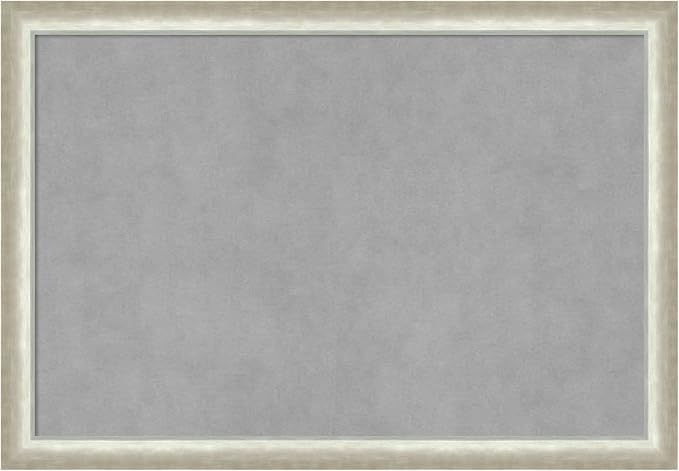 Amanti Art Silver Framed Magnetic Board 18x26 Medium Vision Board by AmantiArt