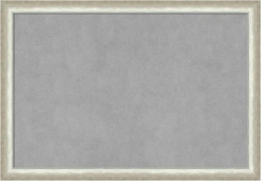 Amanti Art Silver Framed Magnetic Board 18x26 Medium Vision Board by AmantiArt