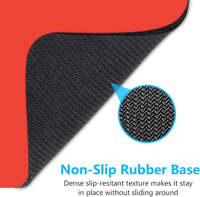 Dapesuom Small Mouse Pad, 6 x 8 Inch Thick Rubber Premium-Textured Non-Slip - Image 6