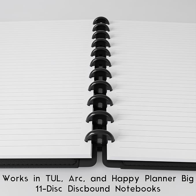 Discbound Letter Size Lined Paper Refill, 250 Sheets, 8.5 in x 11 in, 100 GSM - Image 3