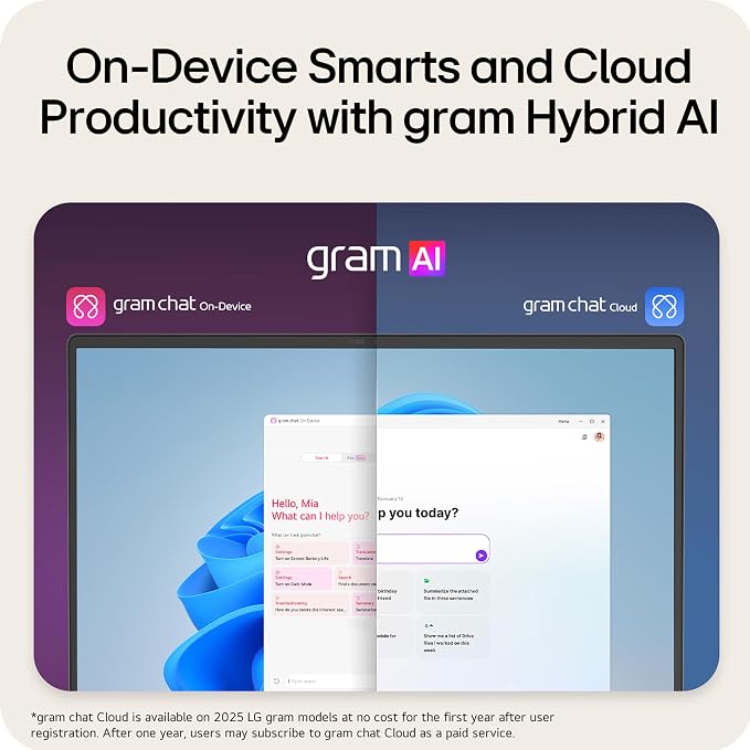 LG gram 15-inch, Thin and Lightweight Laptop, Windows 11 Home, Powered by AMD - Image 5