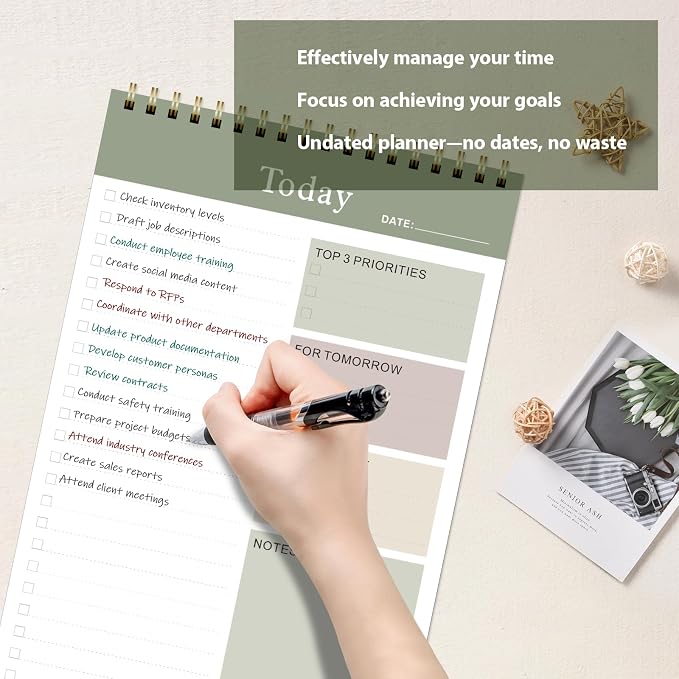 Weekly To Do List Notepad, Undated Planner - Image 7