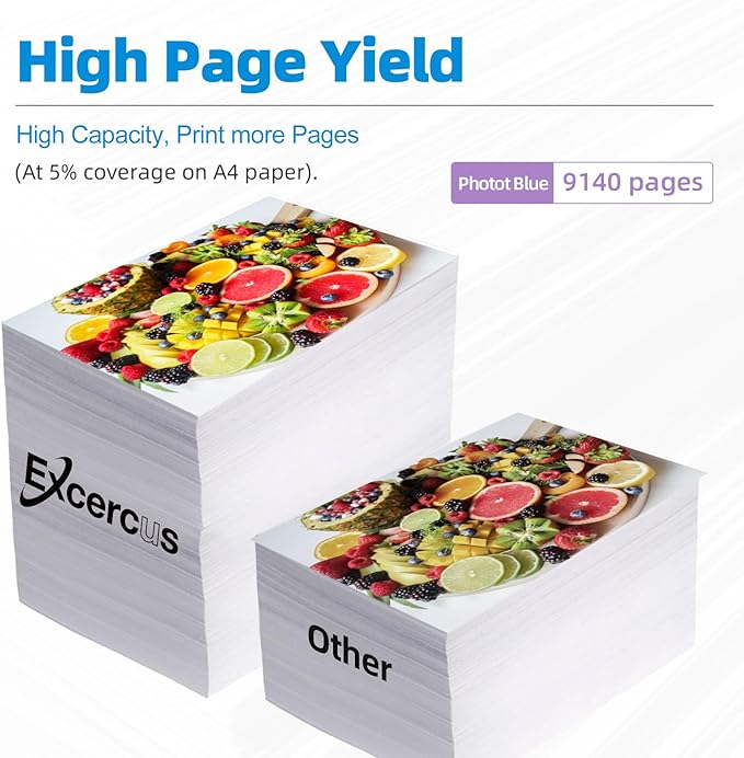 CLI-281 PB Photo Blue Ink Cartridge Replacement for Canon CLI-281XXL 281XXL 281 Ink cartridges Use for Canon PIXMA TS8120 TS8220 TS8320 TS8322 TS9120 Printers(3X CLI-281XXL Photo Blue)-DeskLoop Office