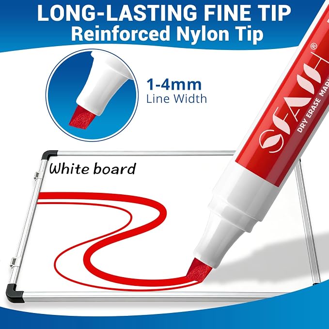 SFAIH Dry Erase Markers Chisel Tip - Image 2