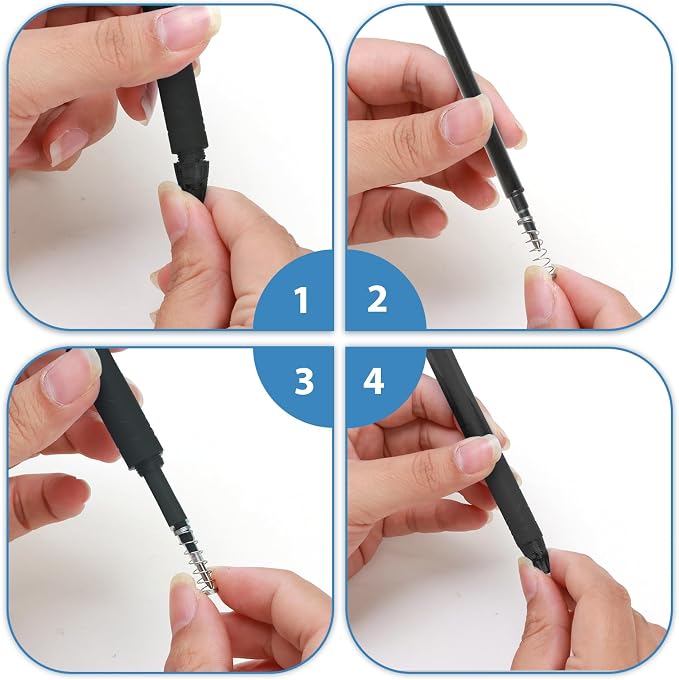 16 Pcs 0.7 mm Erasable Pen Refills Compatible - Image 6