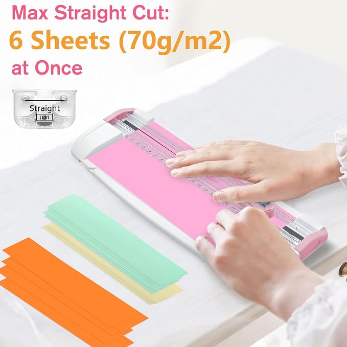 3-in-1 Paper Trimmer with Straight, Scoring & Perforating Blades, Scrapbooking - Image 4