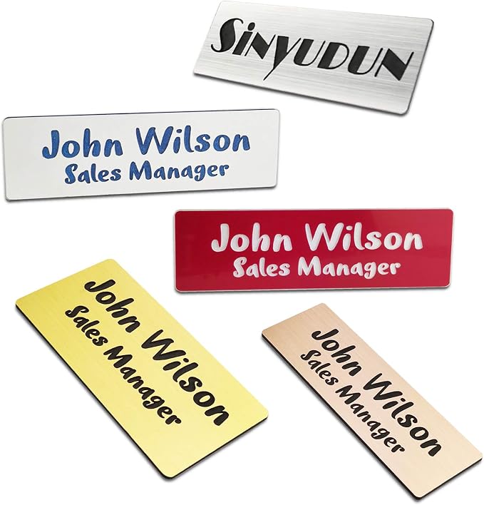Custom Engraved Name Tag Badges - Image 3