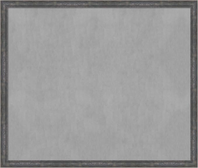 Amanti Art Grey Framed Magnetic Board 43x51 Oversize Vision Board by AmantiArt