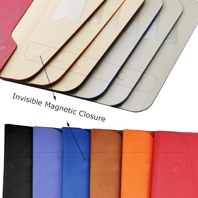 PU Leather A4 File Folder Document Holder Waterproof Portfolio Envelope Folder - Image 6
