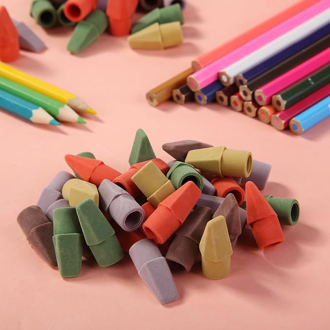 Mr. Pen- Pencil Erasers Toppers, 120 Pack, Latex Free, No Smudge | Mr Pen - Image 6
