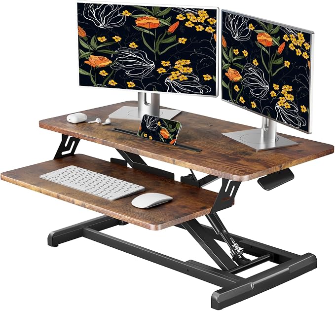 JOY worker Standing Desk Converter, Desktop Workstation Riser by JOYworker