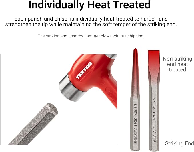 TEKTON 5/64 Inch Roll Pin Punch | 66062 | Made in USA - Image 3