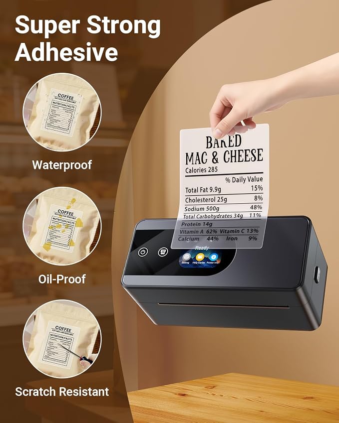 Transparent Thermal Labels 4x6, Self-Adhesive Waterproof Thermal Stickers - Image 3