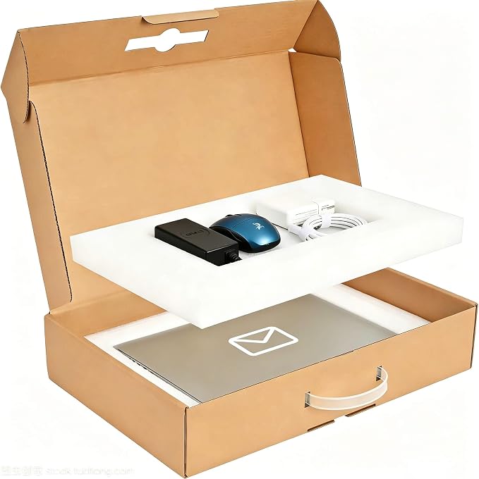 Laptop Boxes with Protection Foam Fits Notebook Up to 17.6 Inches, Secure - Image 2