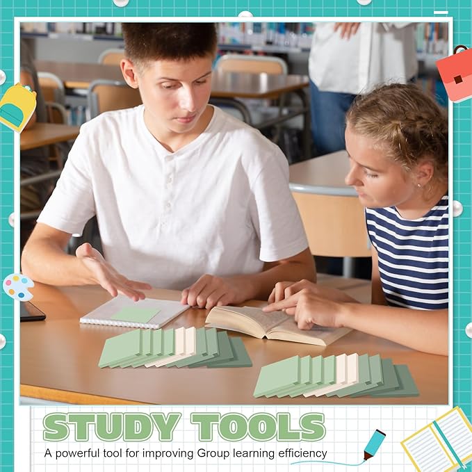 Fainne 60 Pack Sticky Notes Bulk Back to School Supplies Self Stick Note Pads Paper Memo for Office First Day of School Student Teacher Essentials (3x3inch,Fresh Color)-DeskLoop Office