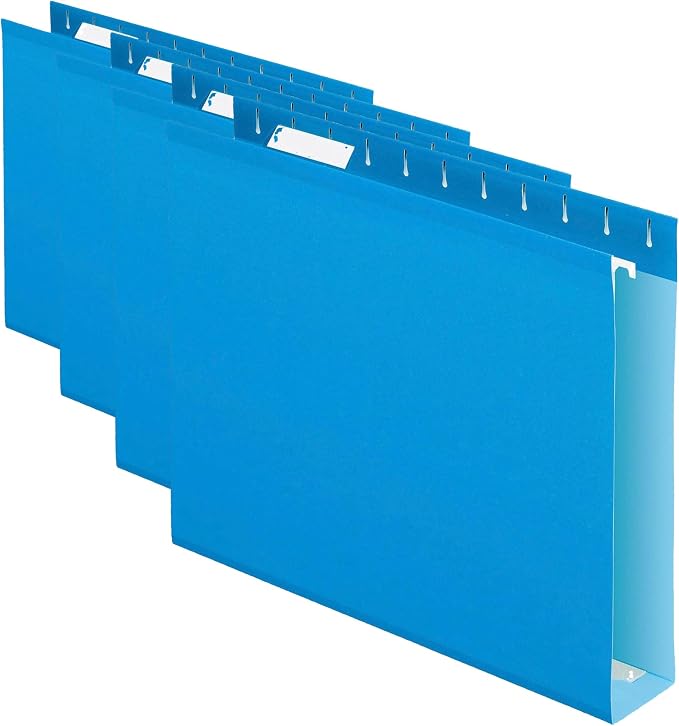 Pendaflex 04152X2 BLU Extra Capacity Reinforced Hanging Folders by TOPSProducts