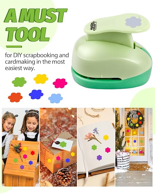 UCEC 2 inch Paper Punch Flower Hole Punch Flower Punches - Image 7