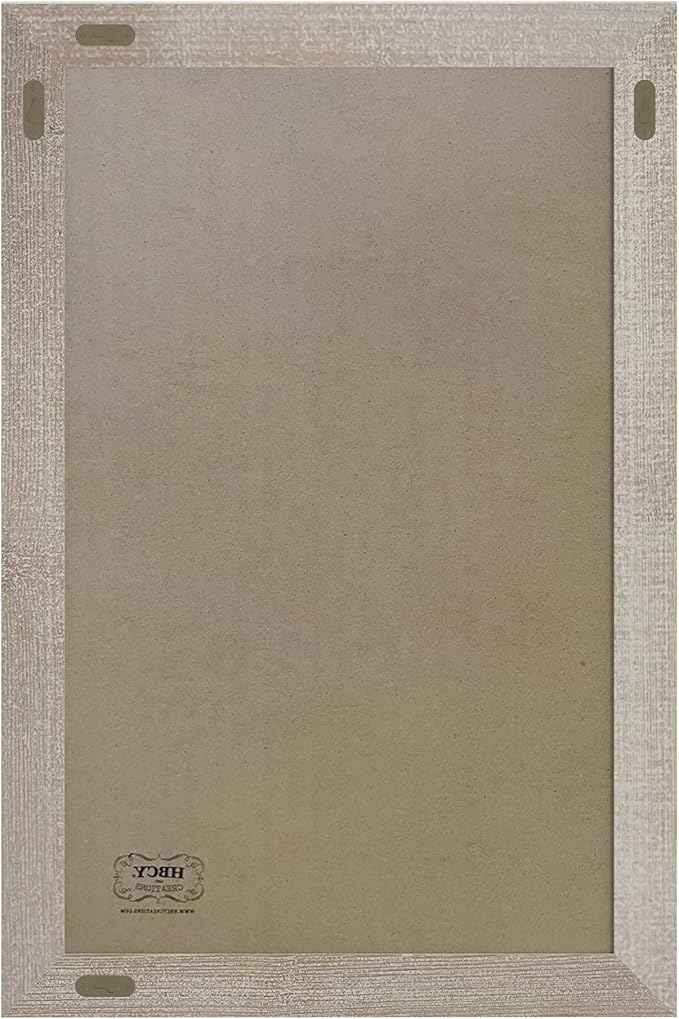 HBCY Creations 20" X 30" Weathered Lightwash Solid Wood Frame Wall Chalkboard - Image 5