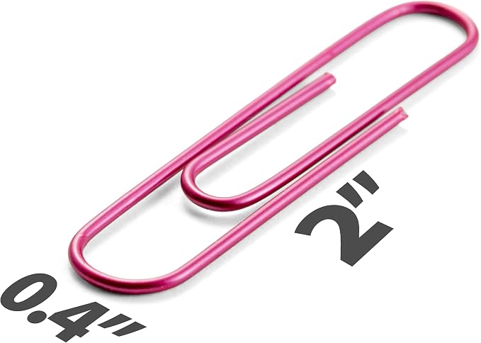 Officemate PVC-Free Assorted Color Coated Giant Paper Clips, 200 per Tub - Image 3