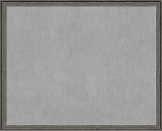 Amanti Art Grey Framed Magnetic Board 35x43 X-Large Vision Board by AmantiArt