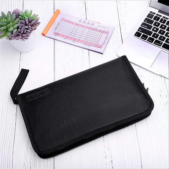ENGPOW Expanding File Folder A5 Size Document Organizer Fireproof Money Bag 13 - Image 7