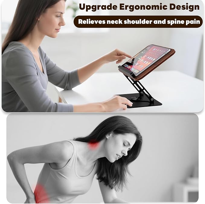 Abiglifty Book Stand for Reading, Adjustable Book Holder - Image 2