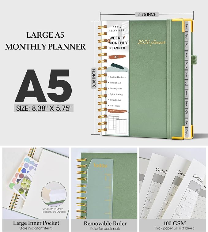 2026 Planner, Weekly and Monthly Calendar Planner from January 2026 - Image 5