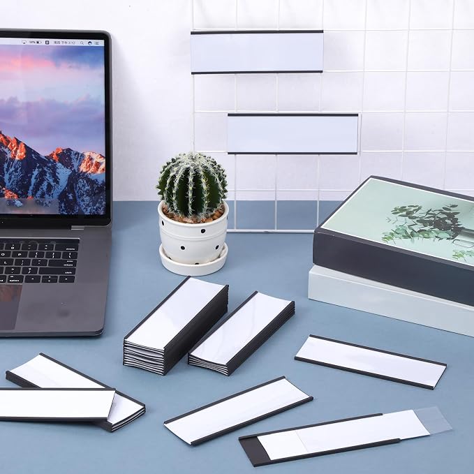 MotiMind 50 Pcs 6" x 2" Magnetic C Channel Label Holders - Image 7