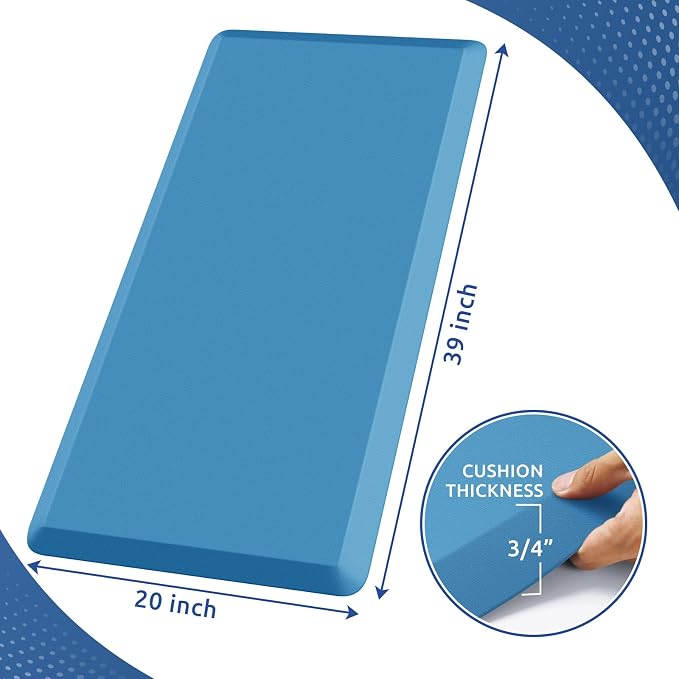 KitchenClouds Kitchen Mat Cushioned Anti Fatigue Rug 20"x39" Water Resistant - Image 2