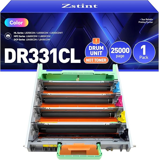 DR331CL Drum Unit Replacement Compatible for Brother DR-331CL Imaging Drum HL-L8350CDW MFC-L8850CDW MFC-L8600CDW HL-4150CDN MFC-9970CDW DCP-L8400 9050 9055 L8450 HL-L8250 L8650 L8850 4570CDW Printer-DeskLoop Office