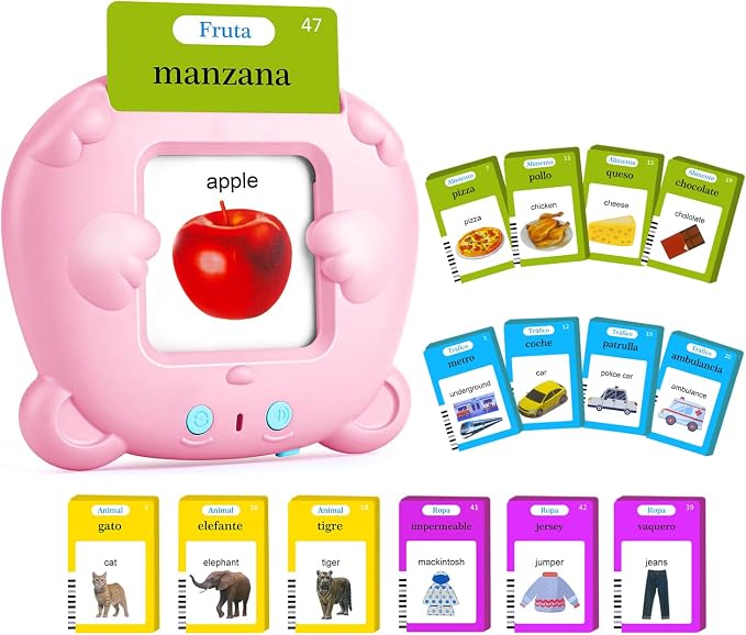 Spanish & English Talking Flash Cards by AHJ