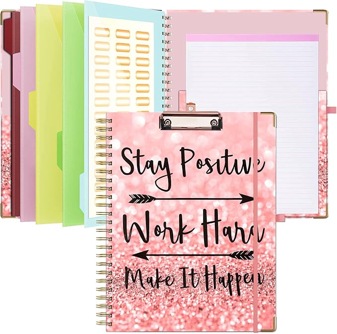 Lateefah Clipboard with Storage, File Folders with Pockets, Nursing Clipboard by Lateefah