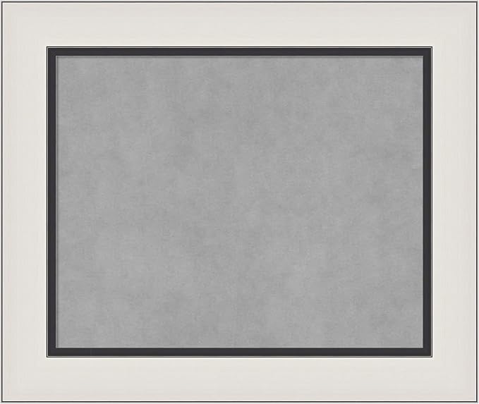 Amanti Art Silver Framed Magnetic Board 22x26 Small Vision Board by AmantiArt