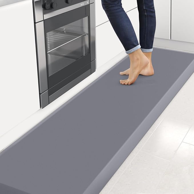 4/5 Inch Thick Kitchen Mats for Floor, StepRite Kitchen Rug for Standing Desk by Bringcushiontoyourlife