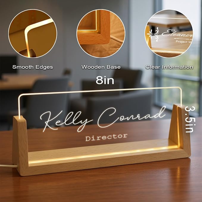 Custom Name Plate for Desk - Image 4